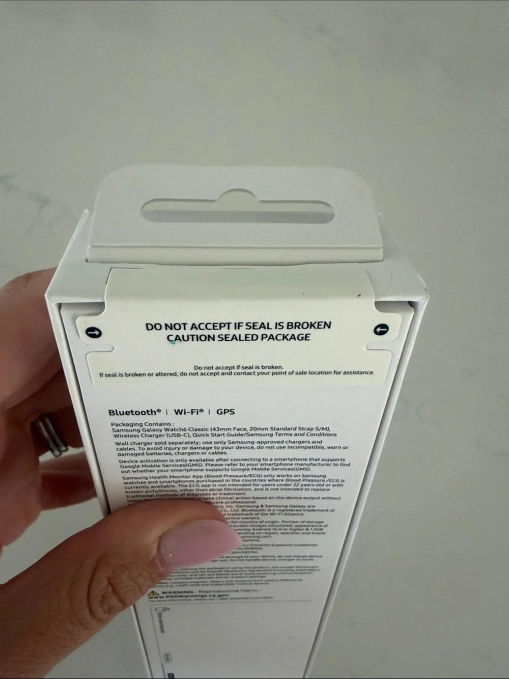 UNOPENED Samsung Galaxy Watch6 Classic - Black with Red Accent